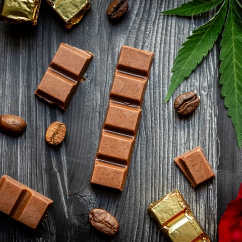 Espresso Mini Chocolate Bars - 100mg