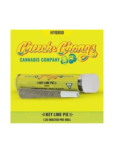 Key Lime Pie - Cheech & Chong - Distillate Injected Infused Pre-Roll**