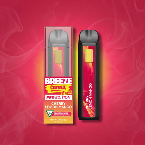 Cherry Lemon Mango 2g A.I.O | Breeze Canna Pro