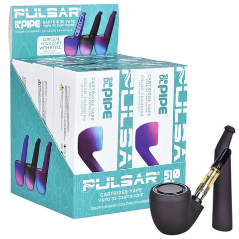 Pulsar | 510 DL Pipe Auto Draw Variable Voltage Battery Thermo Series 650mAh ( Assorted Colors)