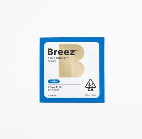 Breez - 20mg single dose Extra strength - Indica