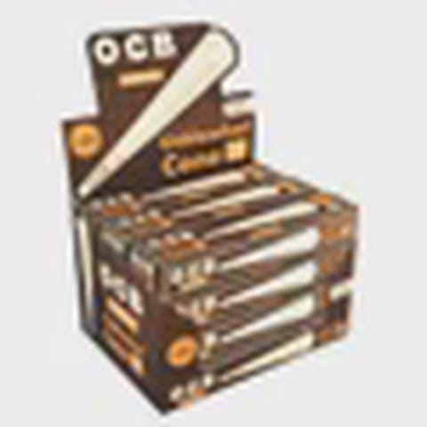 OCB Virgin Unbleached Cones 32 Pack