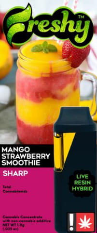 Freshy | Mango Strawberry Smoothie | 1G | Flavored Live Resin | Disposable