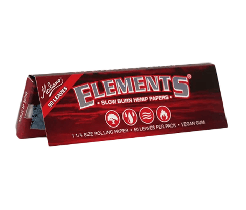 Elements 1 1/4 Modiano Hemp Papers Red