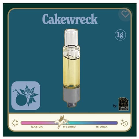 Mule | Cakewreck | 1G | Live Resin | Cartridge