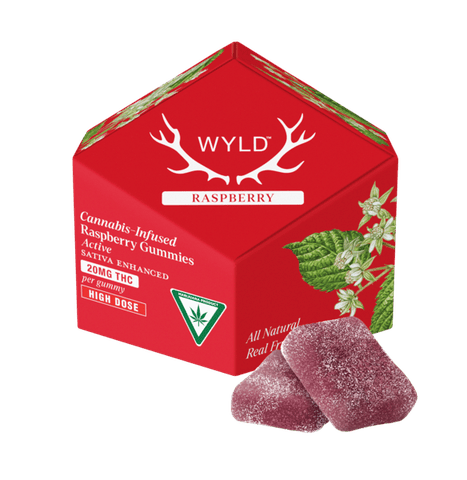 WYLD | RASPBERRY | GUMMY | 200MG