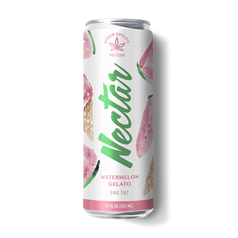 Watermelon Gelato | 5mg seltzer | by Nectar
