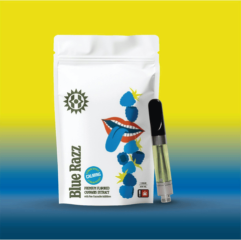 Blue Razz 1G Flavored Distillate Cartridge (Higher Cultures)