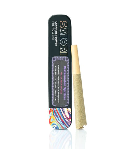 Watermelon Spritzer, Water Hash Infused Preroll, 1g