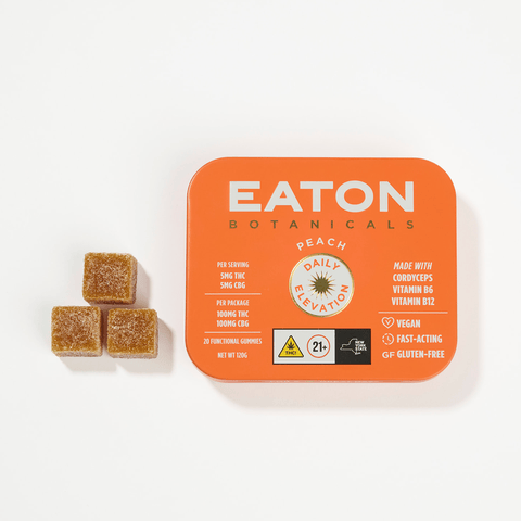 Eaton Botanicals - 5mG Gummy Daily Elevation (Peach)