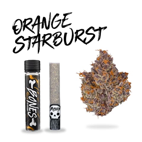 BOSKY GENETICS - INDOOR PREROLL - ORANGE STARBURST - 1.5G