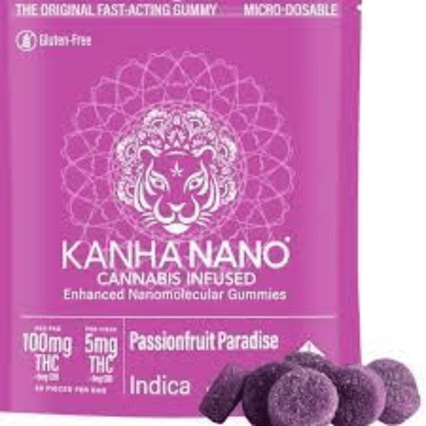 Kanha Nano | Passionfruit Paradise (I) | 5mg THC x 20 Gummies