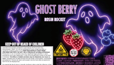 Ghost Berry Rosin Rocket Stone Leaf