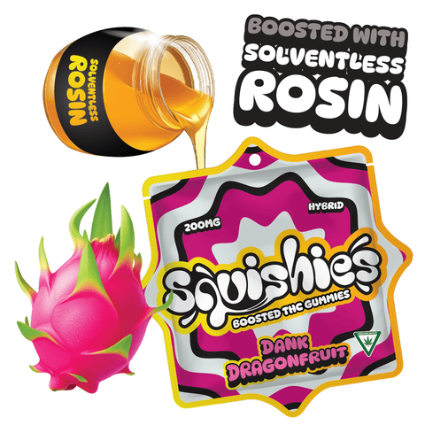 Dank Dragon Fruit (Hybrid) Rosin Gummies