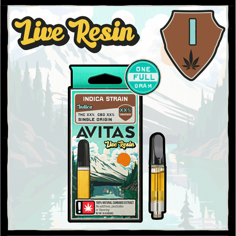 Super Lavender Butter 1g Live Resin Cartridge (Avitas)