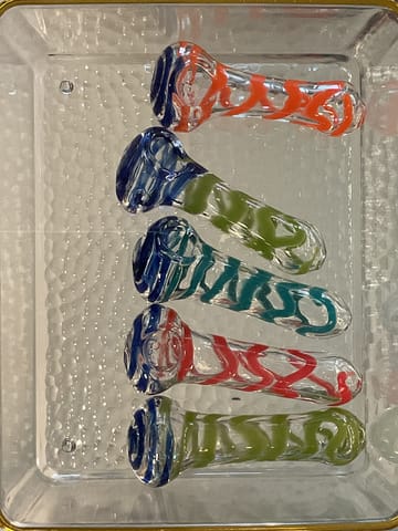 Blue Top Zigzag One Hitter