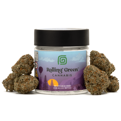 Rolling Green | Pink Starburst | 3.5g Flower
