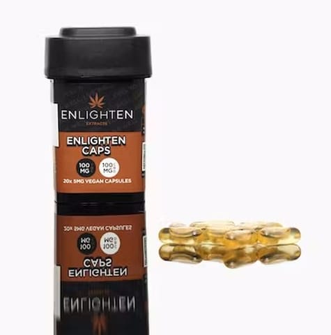 Enlighten Vegan Capsules 1:1 (100mg) Sativa/CBD