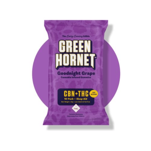 Green Hornet Gummy | Goodnight Grape 500mg Med