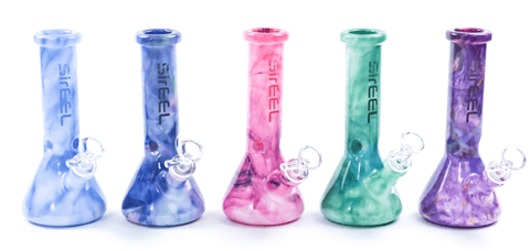 8" MirageStone Beaker Bong - Assorted Colors
