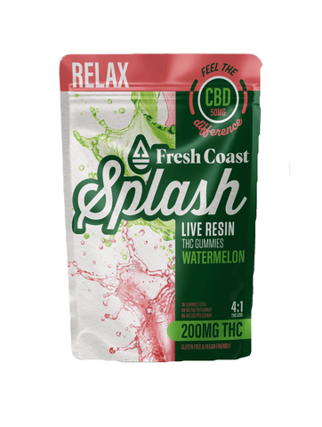 Splash-200mg THC:50mg CBD-FCE-Hybrid Watermelon