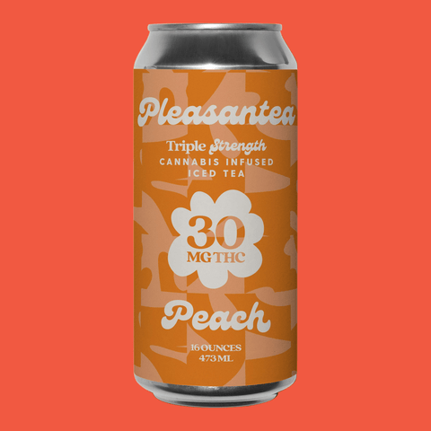 Pleasantea | THC Tea | 30mg Peach