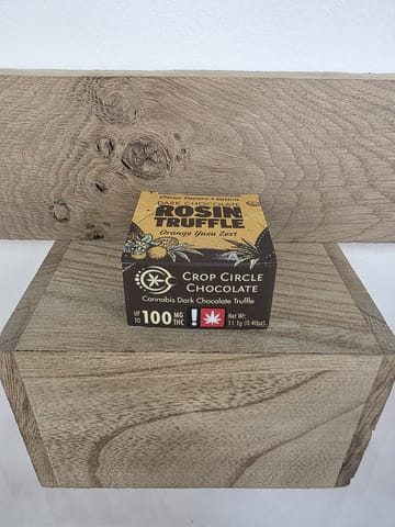 Crop Circle | Citrus Saverz Sativa Orange Yuzu Zest Rosin Truffle | 100mg