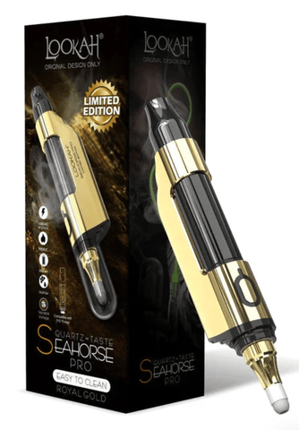 Seahorse Pro Plus Electronic Nectar Collector(Royal Gold)