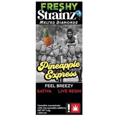 STRAINZ Pineapple Express Live Resin 1G Cartridge (Freshy)