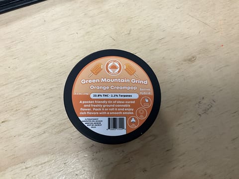 Orange Cream Pop preground 1/2oz
