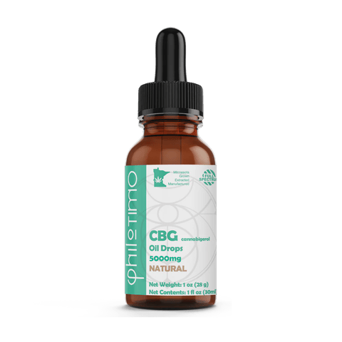 CBG Oil Drops | Natural | 5000mg | Philotimo |