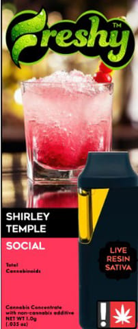 Freshy | Shirley Temple | 1g | Flavored Live Resin Disposable