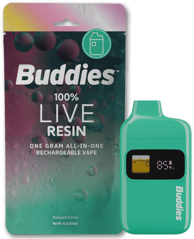 Buddies | Agent Orange Live Resin AIO Vape | 2g
