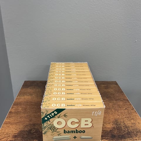 OCB Bamboo Papers + Tips 1 1/4