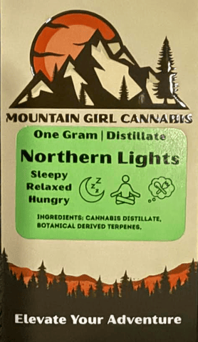 Northern Lights 1g THC/CBG Cart Mountain Girl