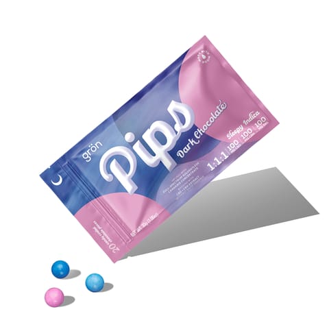 Gron Pips | 1:1:1 THC:CBD:CBN Sleepy Indica Dark Chocolate 100mg