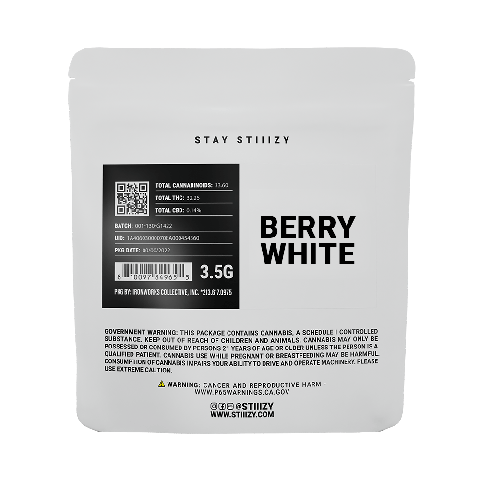 STIIIZY - 3.5G WHITE LABEL - BERRY WHITE ICE 3.5g