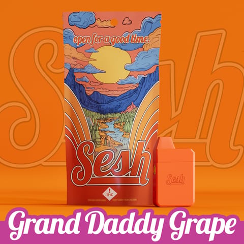 Seshie Grand Daddy Grape 1 Gram AIO Disposable