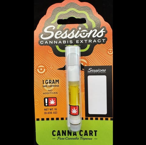 Blue Smoothie Distillate 1G Cartridge (Sessions)