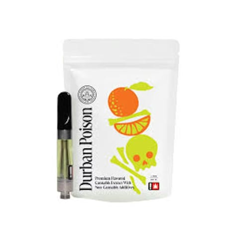 Durban Poison 1G Flavored Distillate Cartridge (Higher Cultures)