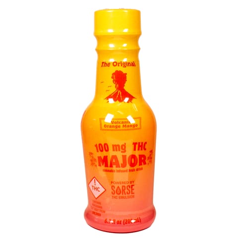 Major Bottle Volcanic Orange Mango 100mg