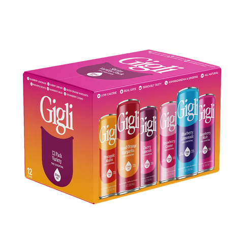 Gigli Mocktail Variety 12-Pack 10mg