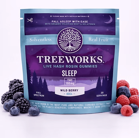 Sleep: Wild Berry Hash Rosin Gummies - 100mg