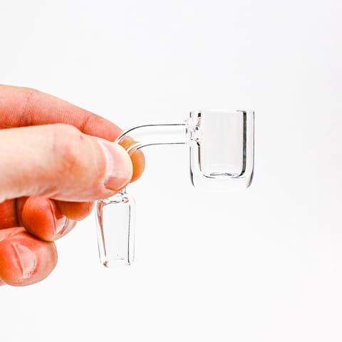 LuvBuds | 20mm Wide Flat Top Quartz Banger 14mm Male