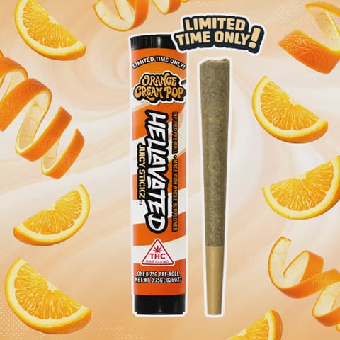 Hellavated Juicy Stickz | Orange Cream Pop 0.75g