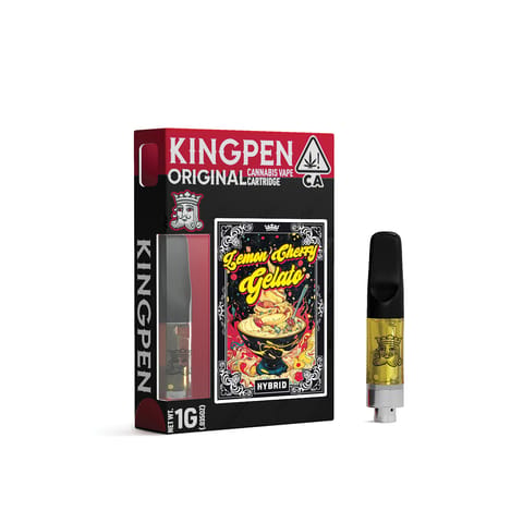 KB - KINGPEN - THC VAPE - LEMON CHERRY GELATO - 1G
