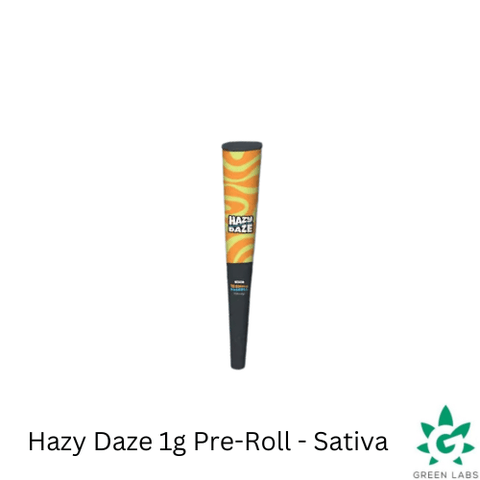 (Rec) Hazy Daze - 1G Preroll - Peanut Butter Sunshine