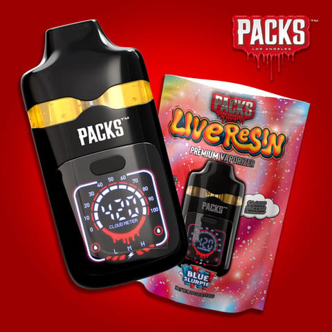 Packwoods | 2G Live Resin AIO: Blucifer Berry Kush (I)
