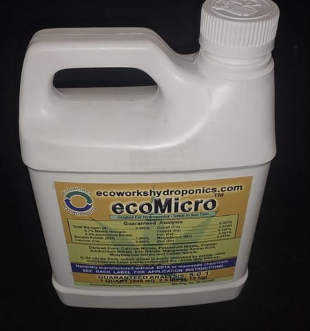 Eco Works Hydroponics (Steps 1-4) - Eco Micro (Quart)