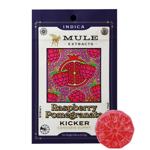 Mule Kicker Gummies | Raspberry Pomegranate 100mg